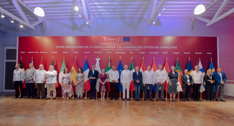Llegan embajadores de la UE a Tamaulipas, en histórica visita