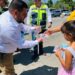 Ante fuetes calorones, activa Protección Civil Brigada de Hidratación en Ciudad Victoria