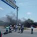 Queman llantas: Guardia Estatal disuelve bloqueo en Reynosa