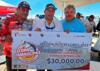 Se queda en Victoria primer lugar del Torneo de Lobina «Copa Tamaulipas 2023»