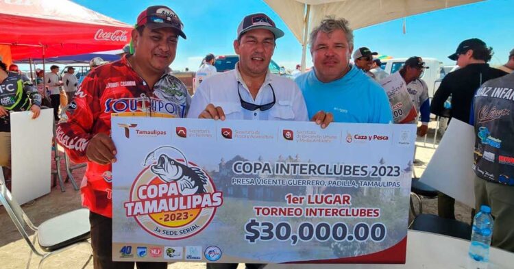 Se queda en Victoria primer lugar del Torneo de Lobina «Copa Tamaulipas 2023»