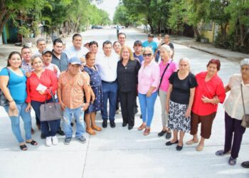 Gobierno de Victoria entrega 4,800 metros más de pavimentación hidráulica