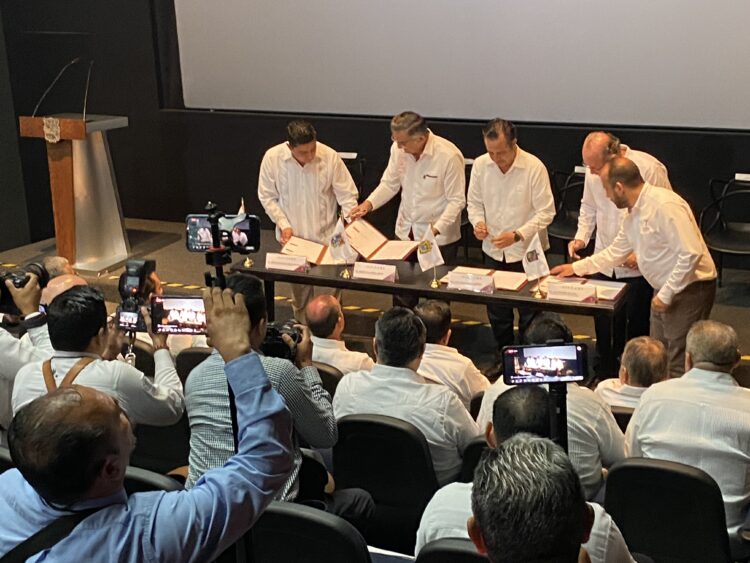 Tamaulipas, San Luis, Veracruz y Nuevo León firman convenio para perseguir delincuentes