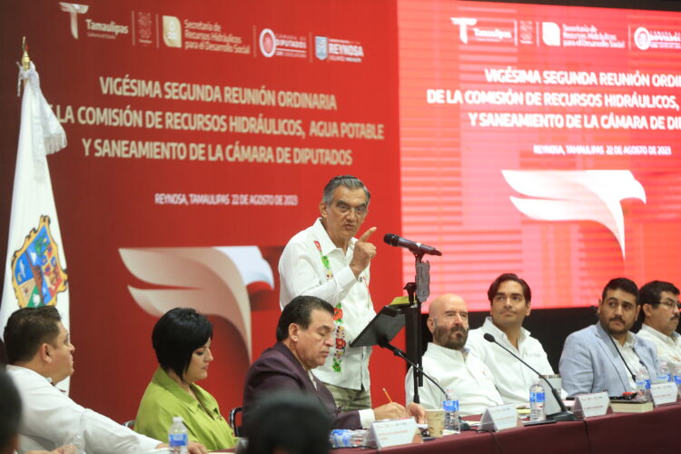 “El agua de Tamaulipas está en buenas manos”: Legisladores al gobernador Américo Villarreal