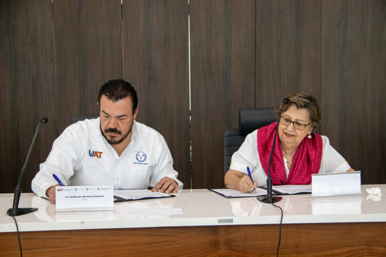 La UAT y Cruz Roja Tamaulipas firman convenio de colaboración en servicio social