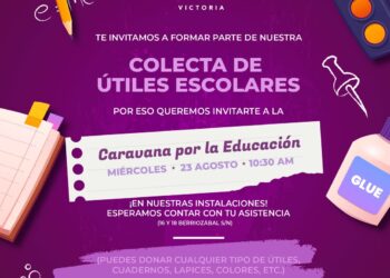 DIF Victoria convoca a donar útiles escolares para la niñez victorense