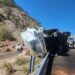 Se «empina» tractocamión sorguero en la Rumbo Nuevo