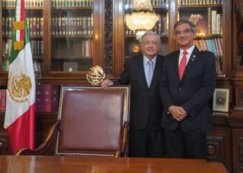 Se reúne Américo con el presidente Andrés Manuel López Obrador