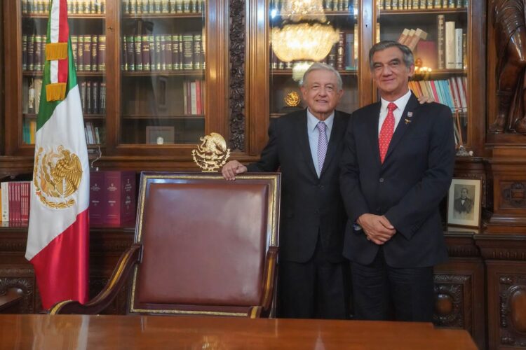 Se reúne Américo con el presidente Andrés Manuel López Obrador