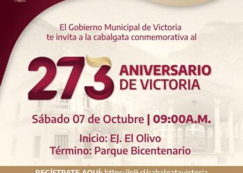 Cabalgata de 14 k por 273 aniversario de Victoria
