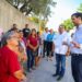 Supervisó Alcalde Carlos Peña Ortiz calidad en pavimentación hidráulica de 8.6 MDP