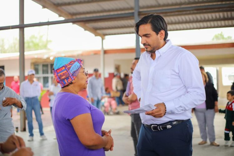 Alcanza importante beneficio del Ayuntamiento a habitantes del Fracc. San José