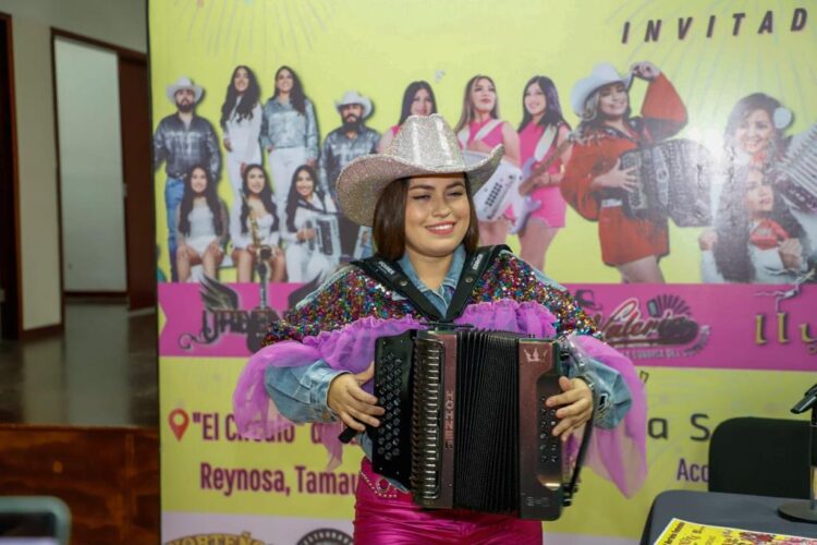 Invita Gobierno de Reynosa al Festival Norteño Femenil del Acordeón 2023