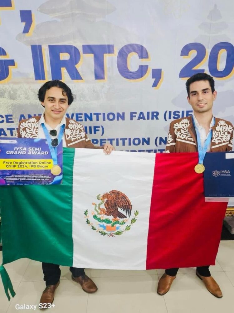 Tamaulipecos ganan medalla de oro en Feria Internacional de Ciencias en Indonesia