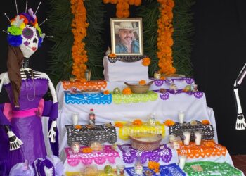 En Guémez, altar de muertos en recuerdo de Carlos “El Cuate” Cárdenas