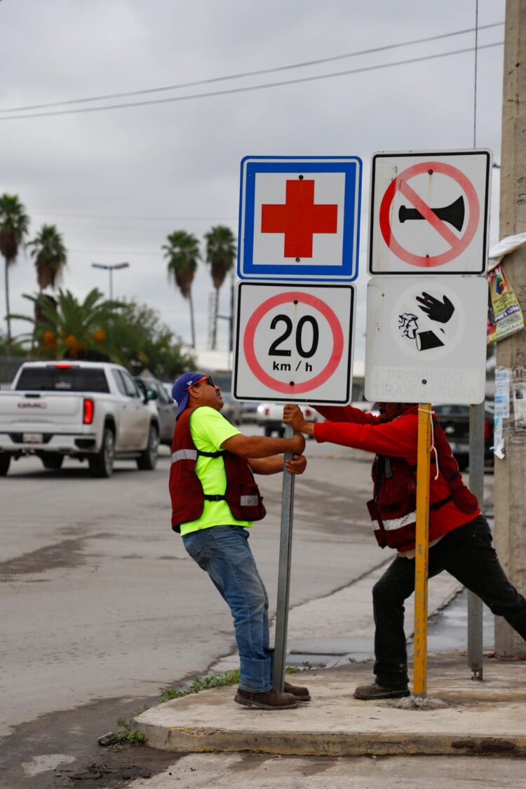 Trabaja Gobierno de Carlos Peña Ortiz en mantenimiento general de Reynosa