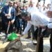 Pone Américo primera piedra de planta industrial en Altamira