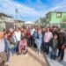 Dio Alcalde Carlos Peña Ortiz banderazo a pavimentacion de calle Miguel Negrete