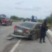Se accidenta en El Encinal; Guardia Estatal brinda apoyo