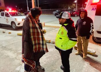 Onda fría: Protección Civil Tamaulipas realizó operativo nocturno en Ciudad Victoria