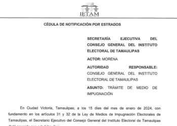 Morena pide al IETAM “tumbar” coalición PAN-PRI Tamaulipas