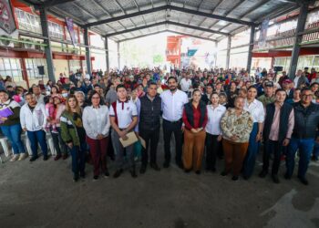 Construye Gobierno de Carlos Peña Ortiz tres aulas en el CETIS 131