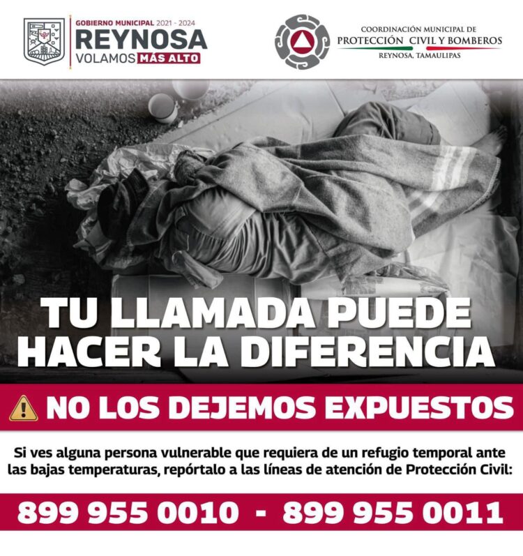 Reactivó Carlos Peña Ortiz albergue invernal en Reynosa, Polideportivo disponible