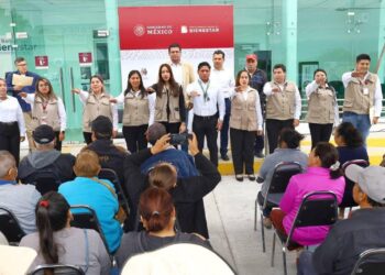 Inauguran alcalde y autoridades federales otro Banco de Bienestar