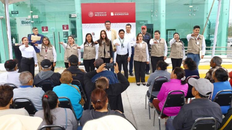 Inauguran alcalde y autoridades federales otro Banco de Bienestar