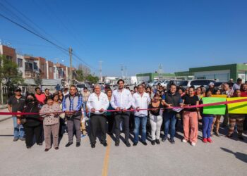 Inauguran y celebran en Balcones pavimentación hidráulica por 7.9 MDP para más de 3 Mil personas
