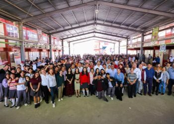 Impulsa Carlos Peña Ortiz la educación con nuevas aulas de 3.9 MDP