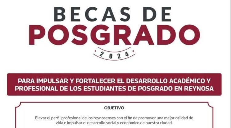 Convoca Alcalde Carlos Peña Ortiz a inscribirse al Programa de Becas de Posgrado 2024