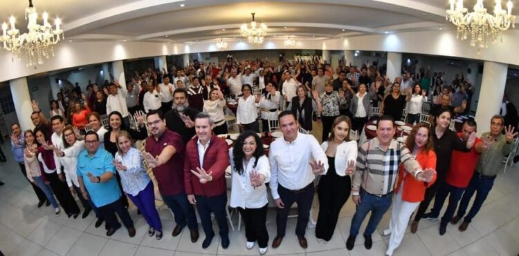 Olga Sosa y JR en campaña en la urbe petrolera