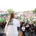 Maki demuestra músculo en Reynosa: Mitin de 10 mil almas