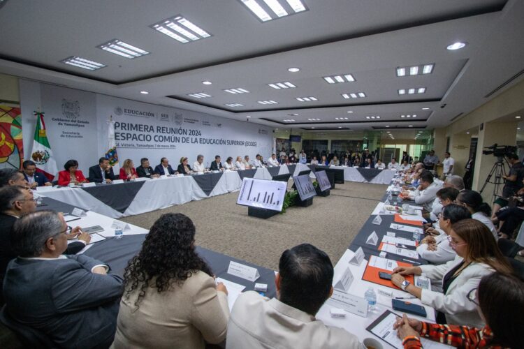 Participa UAT en primera reunión del ECOES 2024 para fortalecer educación superior en Tamaulipas