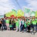 Asegura Partido Verde votos para Maki y Eugenio en tianguis de Jarachina