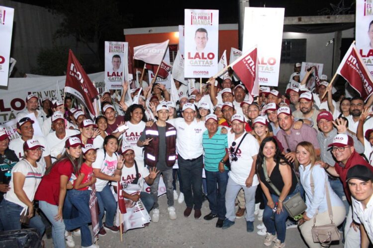 Con 10 puntos de ventaja, Lalo Gattás avanza en su campaña por Victoria