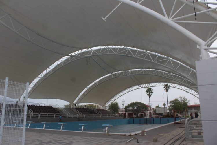 Pronto estará funcionando alberca de la Unidad Deportiva Ruiz Cortines