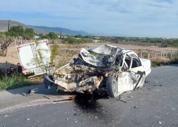 Carro contra trailer: Un puerto en Tula, Tamaulipas