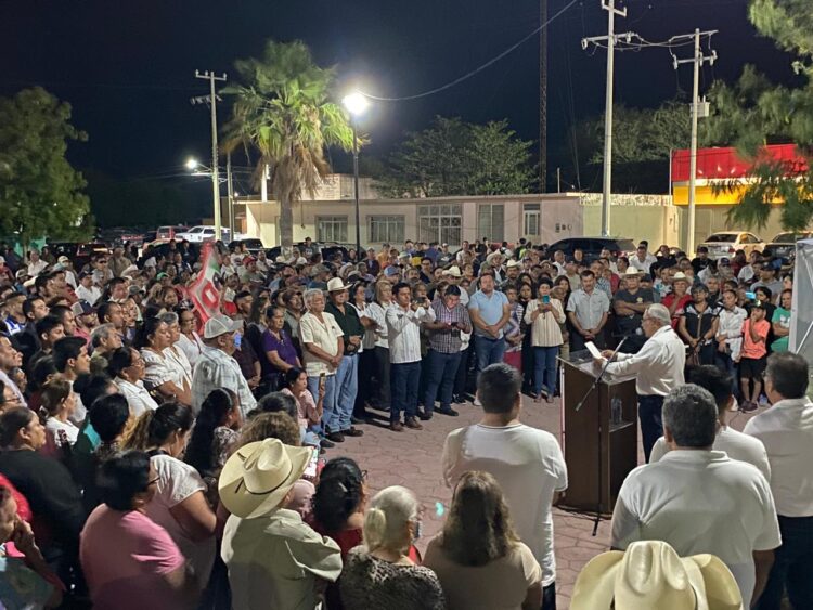 Con mensaje de respeto a sus contrincantes, Lorenzo Morales arranca campaña en Guémez