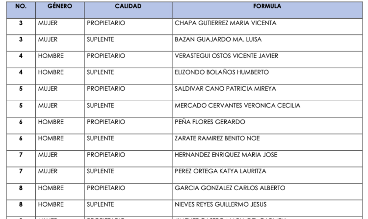 Nueva lista de pluris del PAN Tamaulipas: Son los mismos