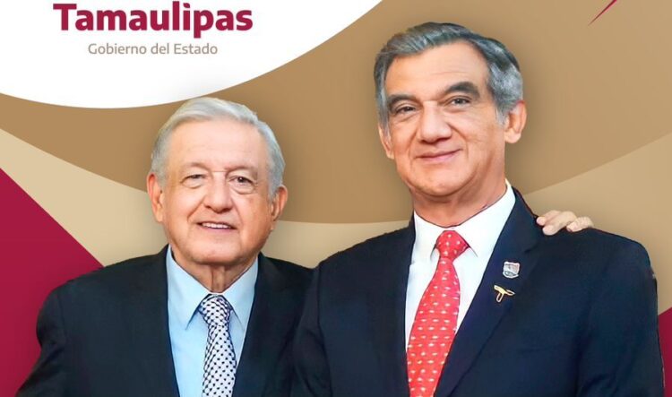 “En Tamaulipas tenemos la bata bien puesta”: AVA en la mañanera de AMLO