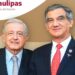 “En Tamaulipas tenemos la bata bien puesta”: AVA en la mañanera de AMLO