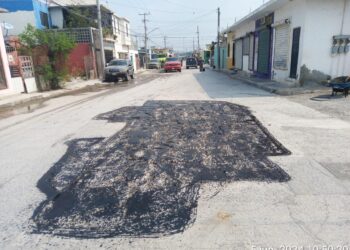 Realiza Gobierno de Carlos Peña Ortiz rehabilitación intensiva de pavimentación 