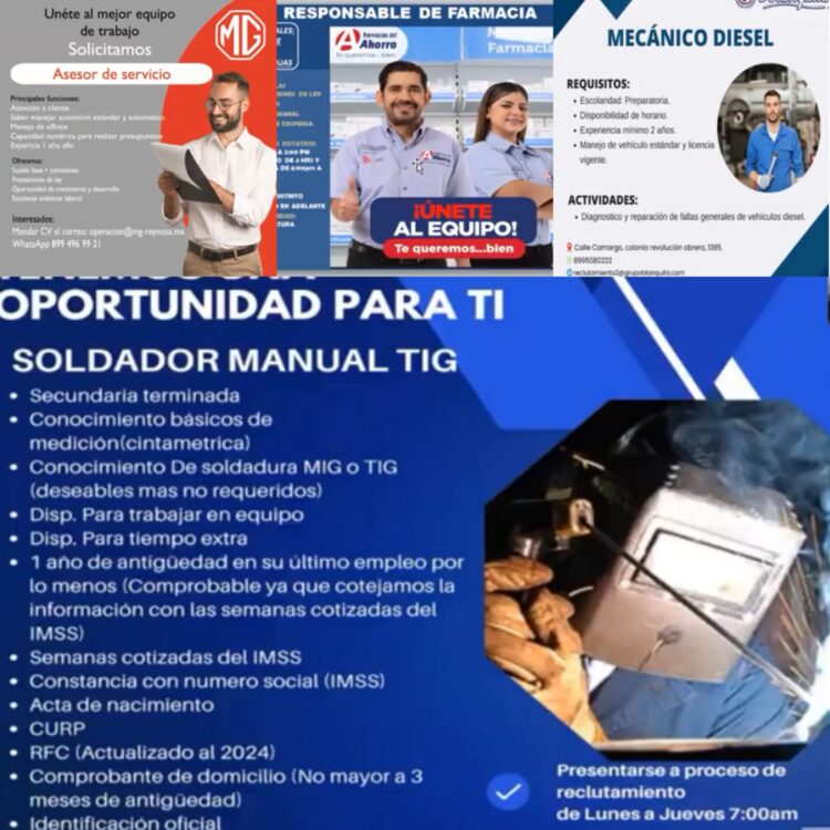 En Feria Virtual del Empleo ofertan 165 vacantes, en Reynosa
