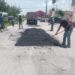Bacheo y mejoramiento de pavimentos, por instrucciones del alcalde Carlos Peña