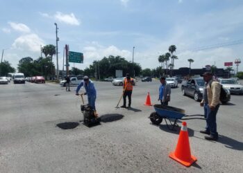 Activan Estado y Municipio programa emergente de bacheo