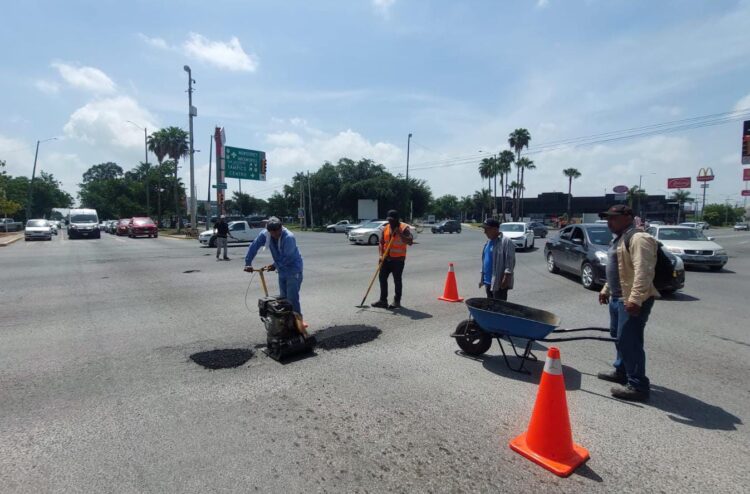 Activan Estado y Municipio programa emergente de bacheo