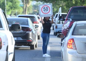 Implementa Tránsito campaña de prevención de accidentes, en Victoria