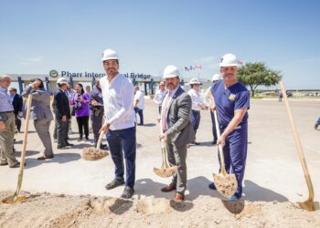 Carlos Peña y funcionarios de México y Estados Unidos inauguran ampliación a puente Reynosa-Pharr
